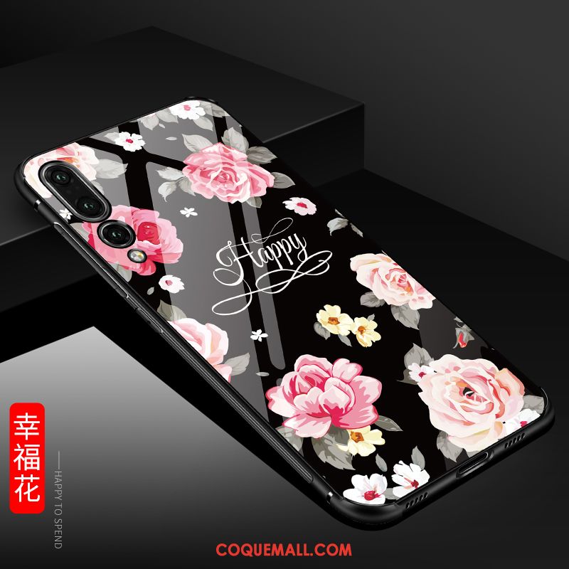 Étui Huawei P20 Pro Créatif Verre Tendance, Coque Huawei P20 Pro Téléphone Portable Tout Compris