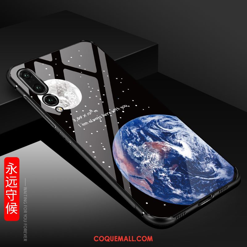 Étui Huawei P20 Pro Créatif Verre Tendance, Coque Huawei P20 Pro Téléphone Portable Tout Compris