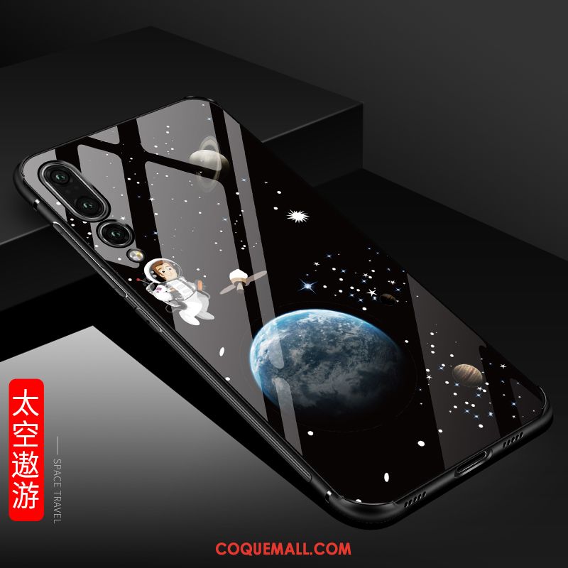 Étui Huawei P20 Pro Créatif Verre Tendance, Coque Huawei P20 Pro Téléphone Portable Tout Compris