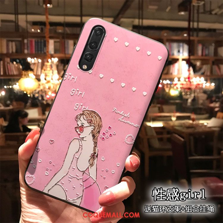 Étui Huawei P20 Pro Dessin Animé Charmant Silicone, Coque Huawei P20 Pro Téléphone Portable Tendance