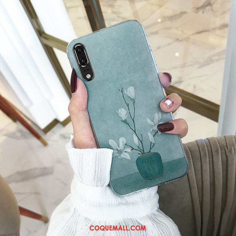 Étui Huawei P20 Pro Fluide Doux Légère Frais, Coque Huawei P20 Pro Nouveau Silicone