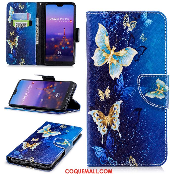 Étui Huawei P20 Pro Incassable Protection Fluide Doux, Coque Huawei P20 Pro Étui En Cuir Téléphone Portable