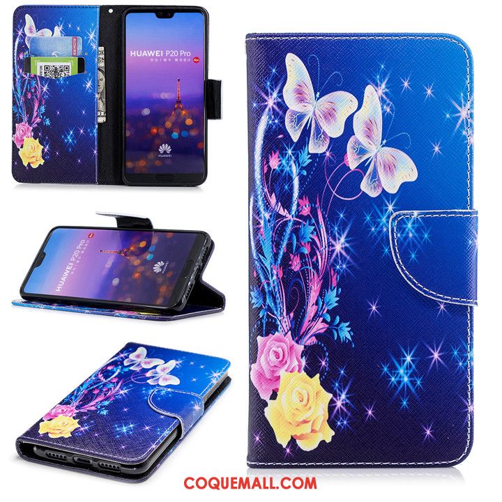 Étui Huawei P20 Pro Incassable Protection Fluide Doux, Coque Huawei P20 Pro Étui En Cuir Téléphone Portable