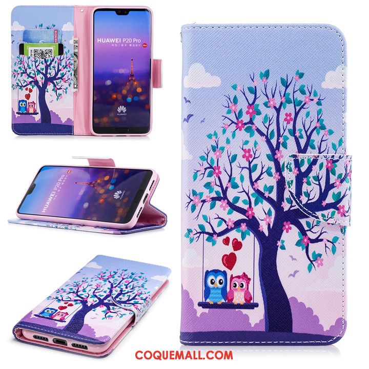 Étui Huawei P20 Pro Incassable Protection Fluide Doux, Coque Huawei P20 Pro Étui En Cuir Téléphone Portable