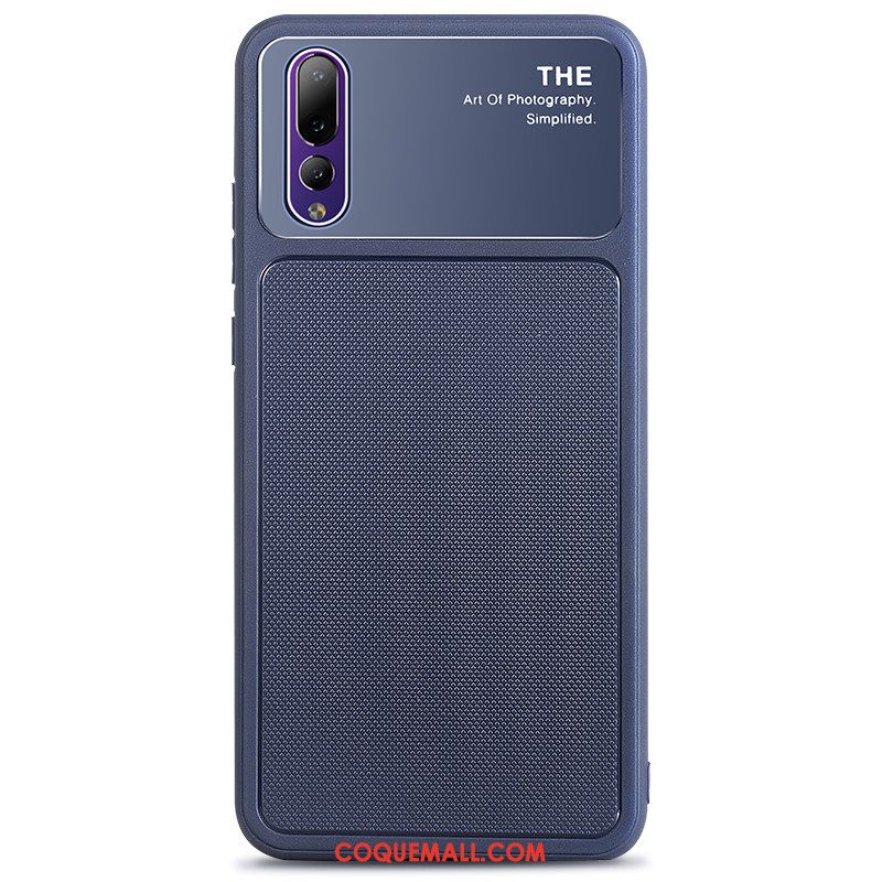 Étui Huawei P20 Pro Noir Incassable Légères, Coque Huawei P20 Pro Tendance Fluide Doux