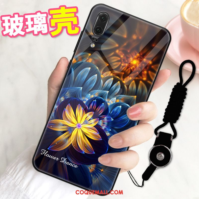 Étui Huawei P20 Pro Noir Silicone Tendance, Coque Huawei P20 Pro Délavé En Daim Protection