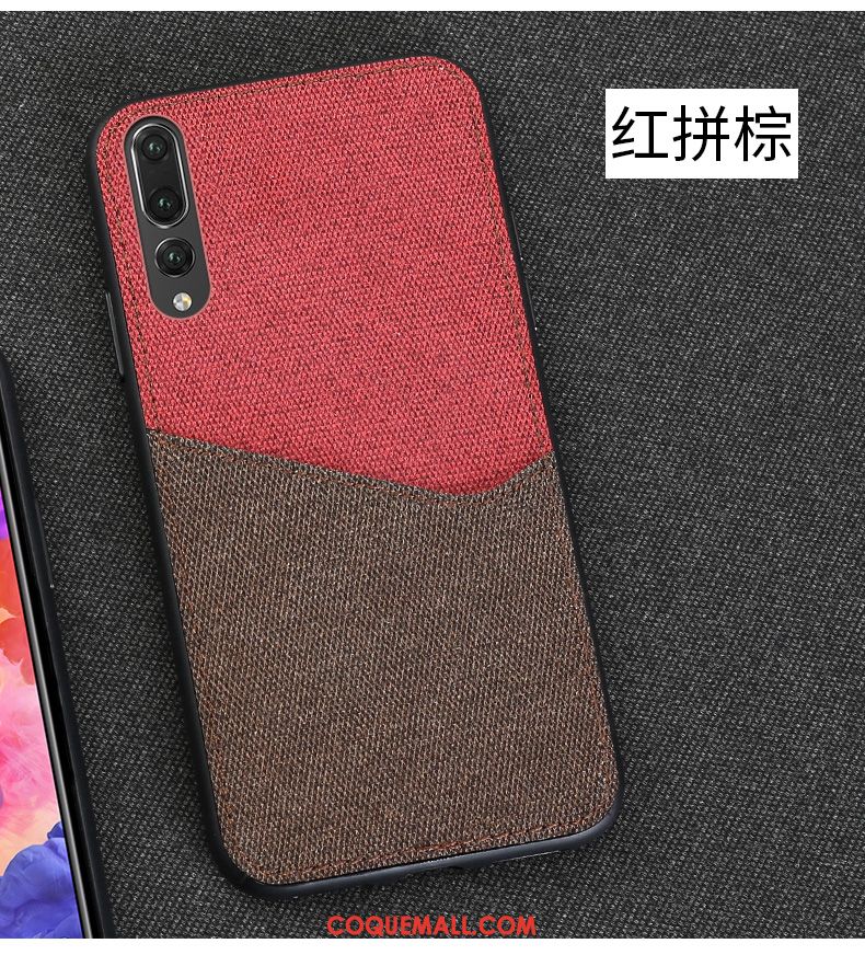 Étui Huawei P20 Pro Noir À Bord Protection, Coque Huawei P20 Pro Magnétisme Carte