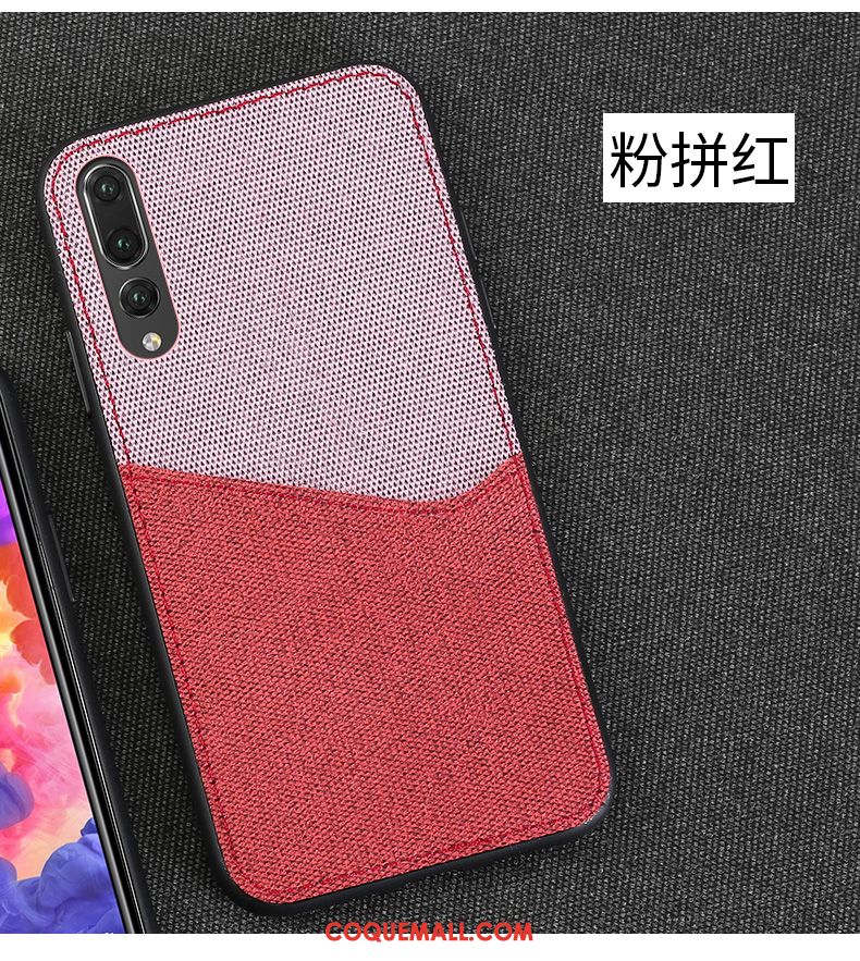 Étui Huawei P20 Pro Noir À Bord Protection, Coque Huawei P20 Pro Magnétisme Carte