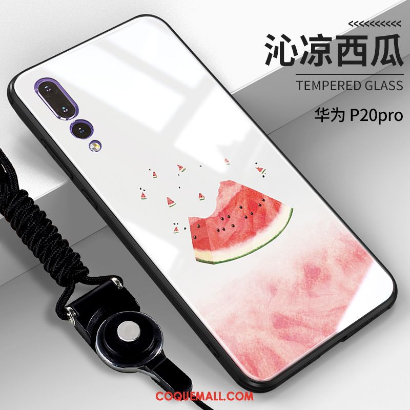 Étui Huawei P20 Pro Personnalité Luxe Très Mince, Coque Huawei P20 Pro Téléphone Portable Net Rouge