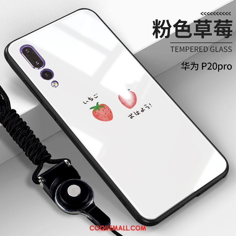 Étui Huawei P20 Pro Personnalité Luxe Très Mince, Coque Huawei P20 Pro Téléphone Portable Net Rouge