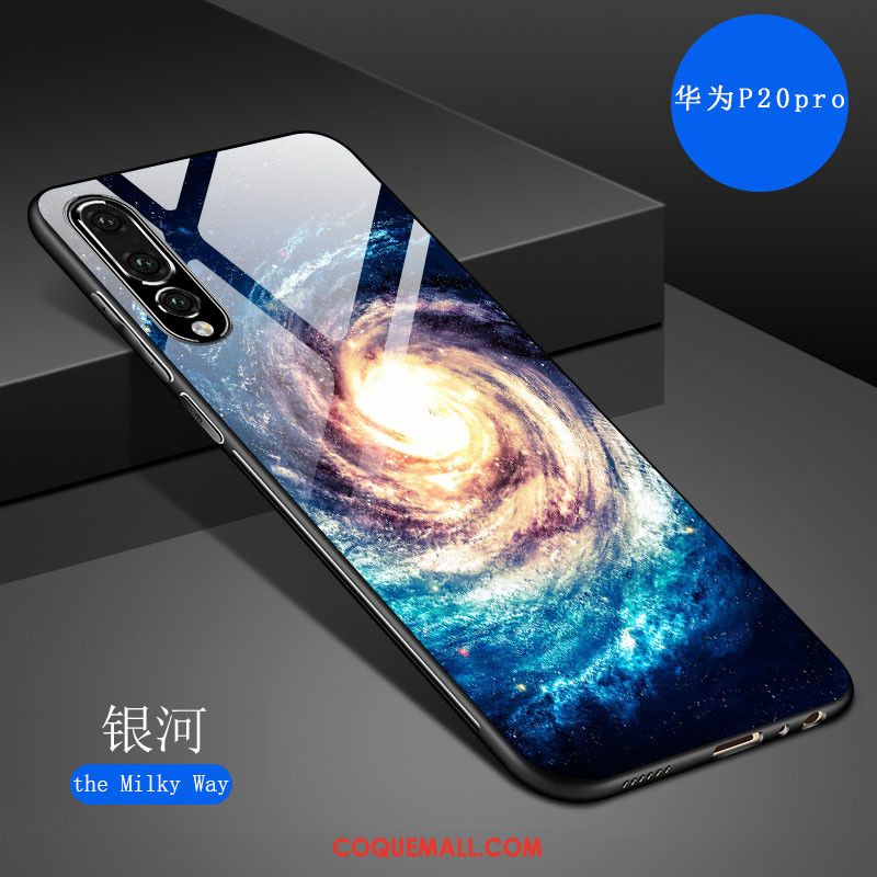 Étui Huawei P20 Pro Personnalité Nouveau Fluide Doux, Coque Huawei P20 Pro Miroir Résistant Aux Rayures