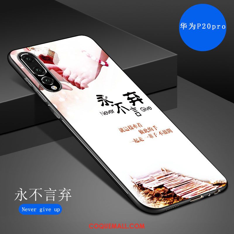 Étui Huawei P20 Pro Personnalité Nouveau Fluide Doux, Coque Huawei P20 Pro Miroir Résistant Aux Rayures