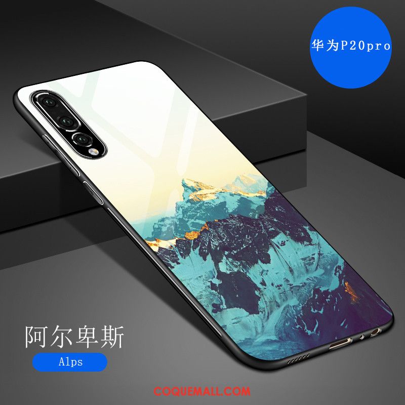 Étui Huawei P20 Pro Personnalité Nouveau Fluide Doux, Coque Huawei P20 Pro Miroir Résistant Aux Rayures