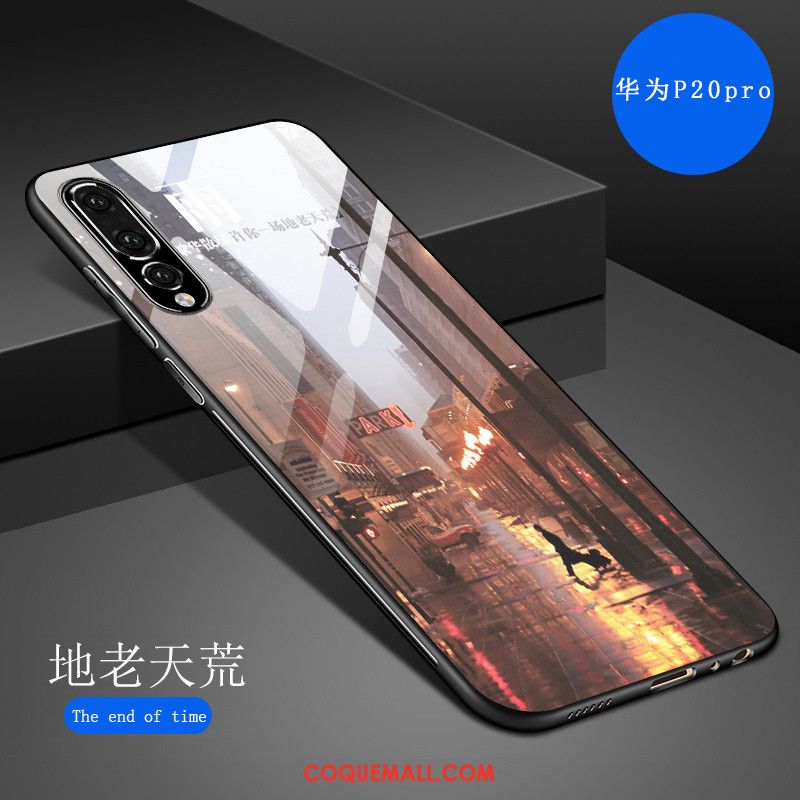 Étui Huawei P20 Pro Personnalité Nouveau Fluide Doux, Coque Huawei P20 Pro Miroir Résistant Aux Rayures