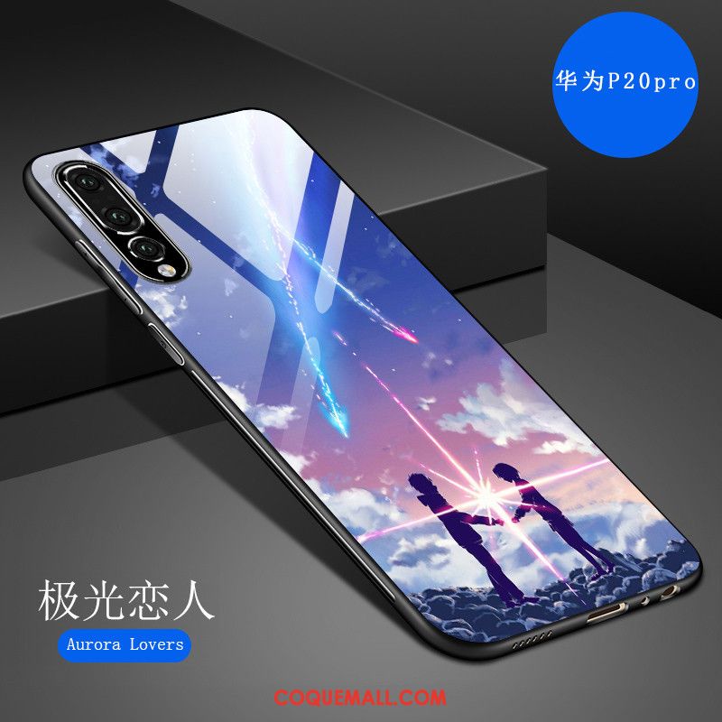 Étui Huawei P20 Pro Personnalité Nouveau Fluide Doux, Coque Huawei P20 Pro Miroir Résistant Aux Rayures