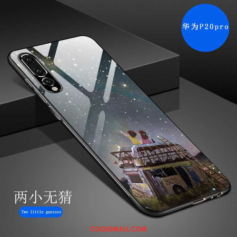 Étui Huawei P20 Pro Personnalité Nouveau Fluide Doux, Coque Huawei P20 Pro Miroir Résistant Aux Rayures