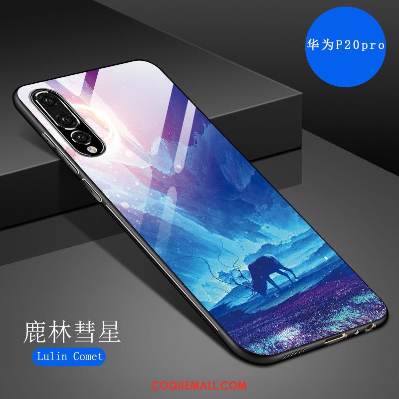 Étui Huawei P20 Pro Personnalité Nouveau Fluide Doux, Coque Huawei P20 Pro Miroir Résistant Aux Rayures