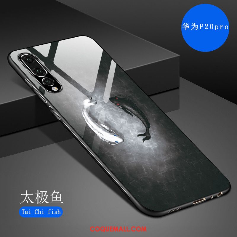 Étui Huawei P20 Pro Personnalité Nouveau Fluide Doux, Coque Huawei P20 Pro Miroir Résistant Aux Rayures