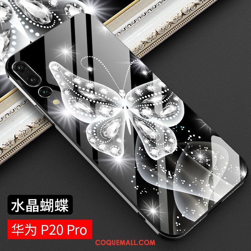 Étui Huawei P20 Pro Personnalité Style Chinois Créatif, Coque Huawei P20 Pro Téléphone Portable Verre