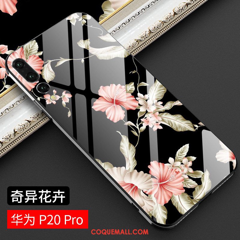 Étui Huawei P20 Pro Personnalité Style Chinois Créatif, Coque Huawei P20 Pro Téléphone Portable Verre