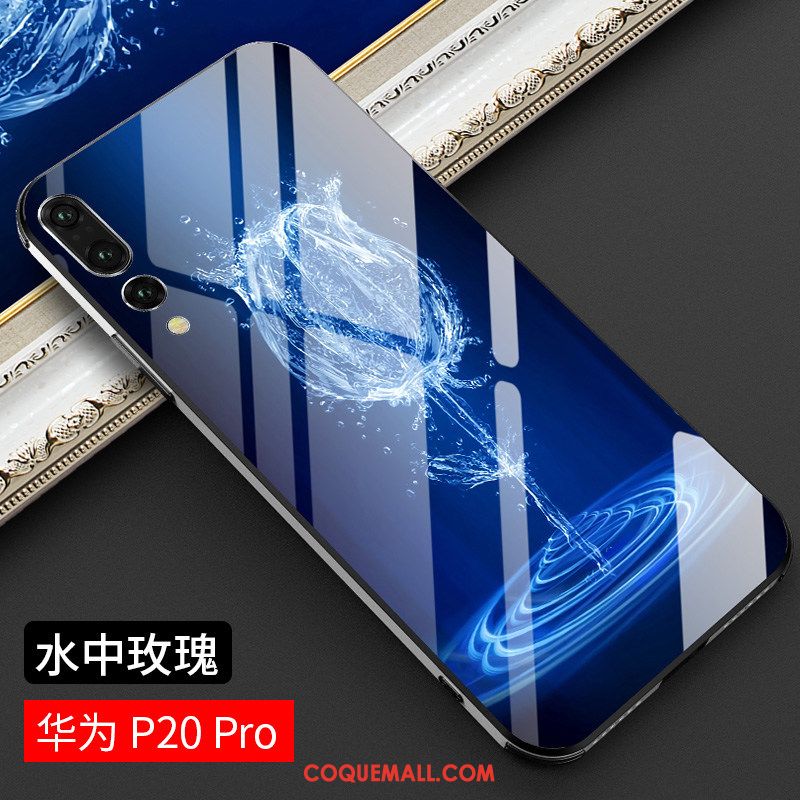 Étui Huawei P20 Pro Personnalité Style Chinois Créatif, Coque Huawei P20 Pro Téléphone Portable Verre