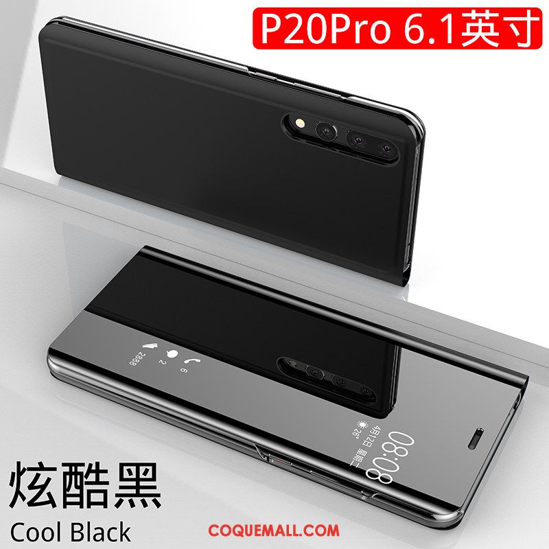 Étui Huawei P20 Pro Protection Or Support, Coque Huawei P20 Pro Miroir Dimensionnel