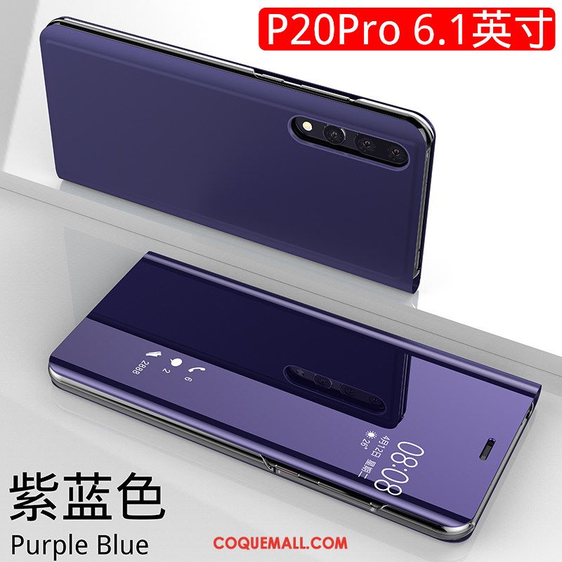 Étui Huawei P20 Pro Protection Or Support, Coque Huawei P20 Pro Miroir Dimensionnel