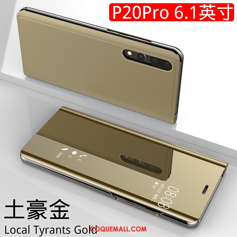 Étui Huawei P20 Pro Protection Or Support, Coque Huawei P20 Pro Miroir Dimensionnel