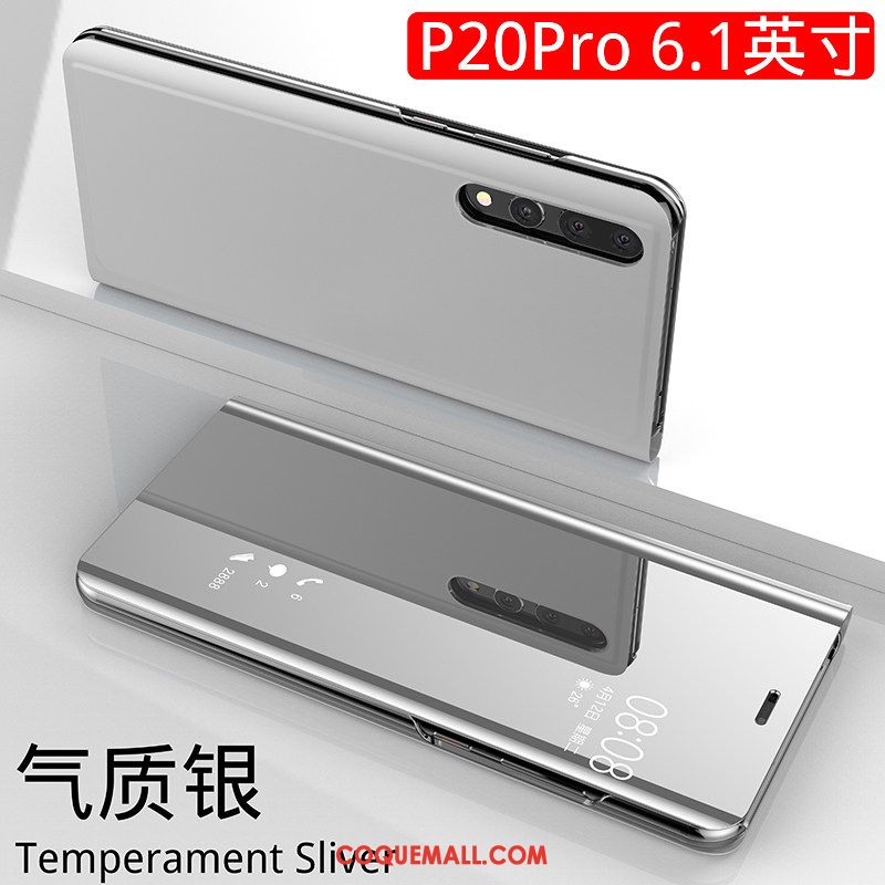 Étui Huawei P20 Pro Protection Or Support, Coque Huawei P20 Pro Miroir Dimensionnel