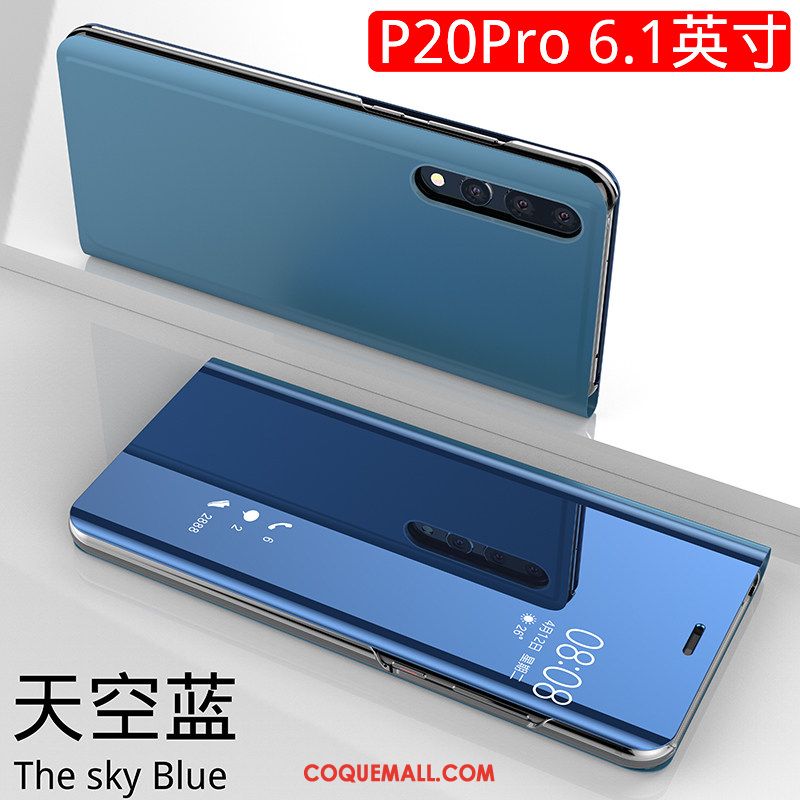 Étui Huawei P20 Pro Protection Or Support, Coque Huawei P20 Pro Miroir Dimensionnel