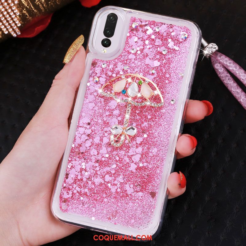 Étui Huawei P20 Pro Protection Ornements Suspendus Tendance, Coque Huawei P20 Pro Quicksand Soleil