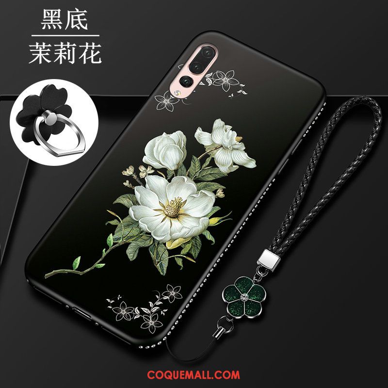 Étui Huawei P20 Pro Protection Téléphone Portable Fluide Doux, Coque Huawei P20 Pro Incruster Strass Silicone