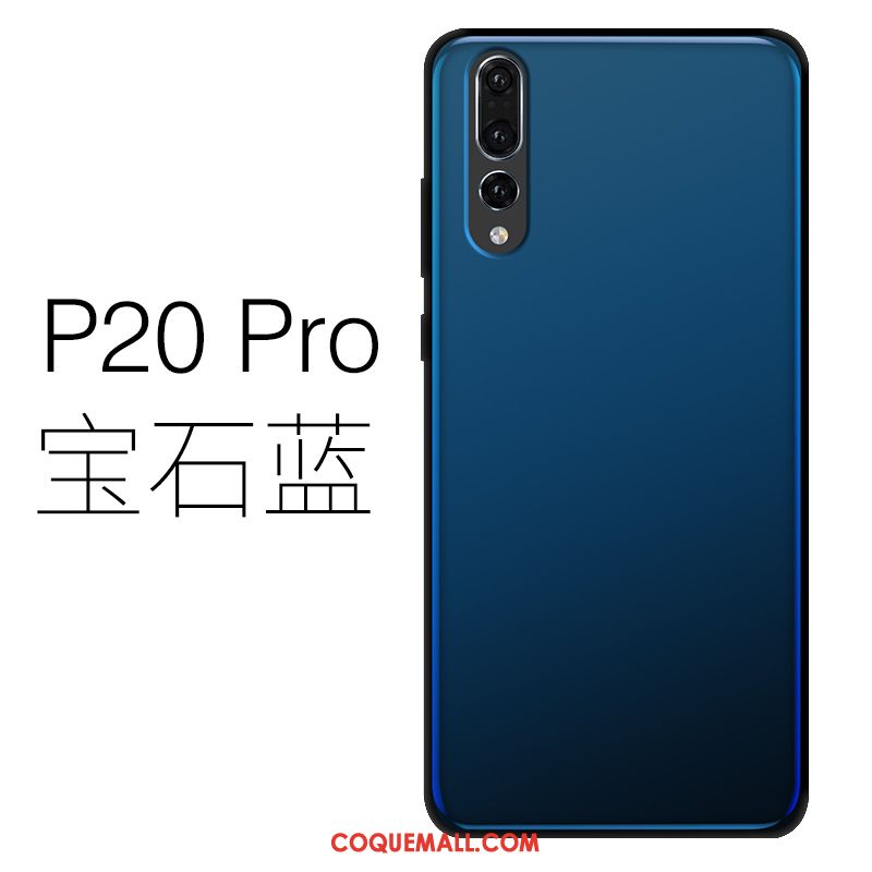 Étui Huawei P20 Pro Silicone Très Mince Téléphone Portable, Coque Huawei P20 Pro Verre Violet