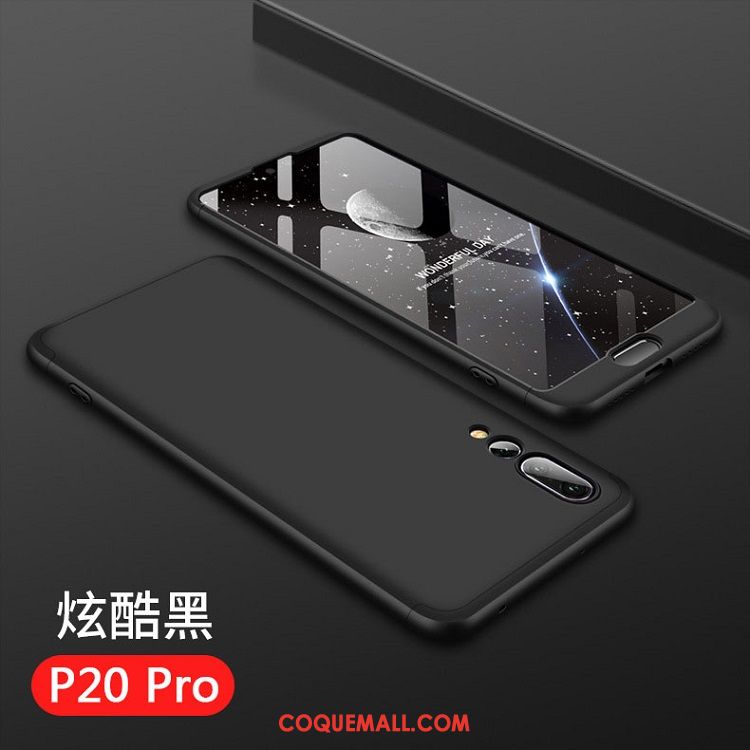 Étui Huawei P20 Pro Support Protection Téléphone Portable, Coque Huawei P20 Pro Incassable Or Rose