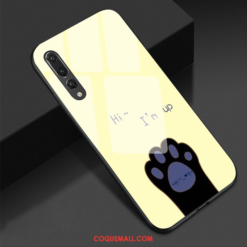 Étui Huawei P20 Pro Tout Compris Protection Téléphone Portable, Coque Huawei P20 Pro Verre Silicone