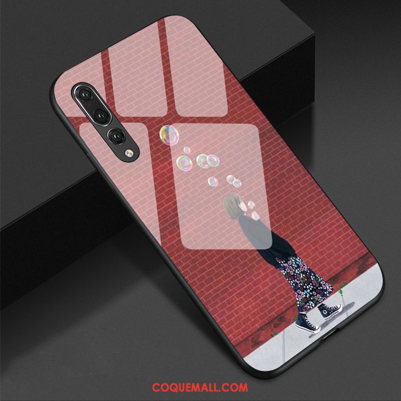 Étui Huawei P20 Pro Tout Compris Protection Téléphone Portable, Coque Huawei P20 Pro Verre Silicone