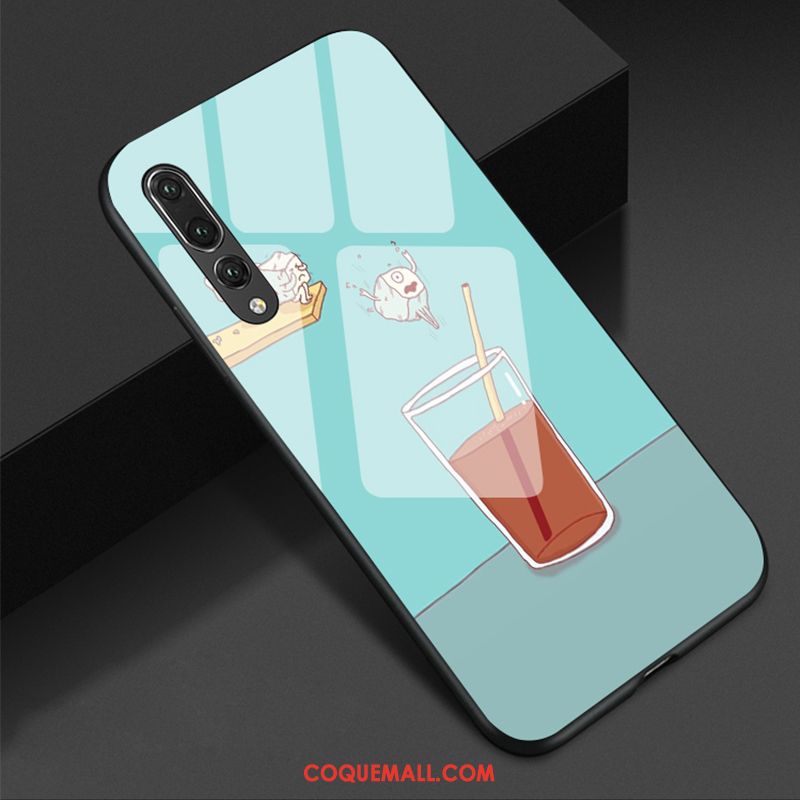 Étui Huawei P20 Pro Tout Compris Protection Téléphone Portable, Coque Huawei P20 Pro Verre Silicone