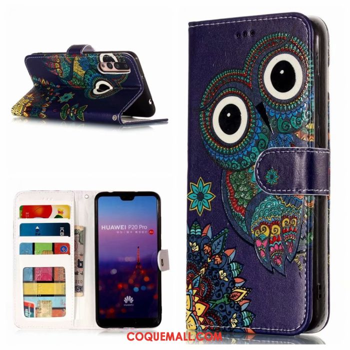 Étui Huawei P20 Pro Tout Compris Violet Protection, Coque Huawei P20 Pro Clamshell Étui En Cuir