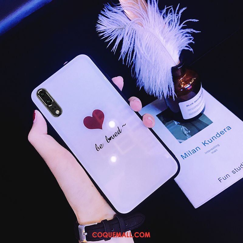 Étui Huawei P20 Pro Téléphone Portable Miroir Verre, Coque Huawei P20 Pro Gris Protection