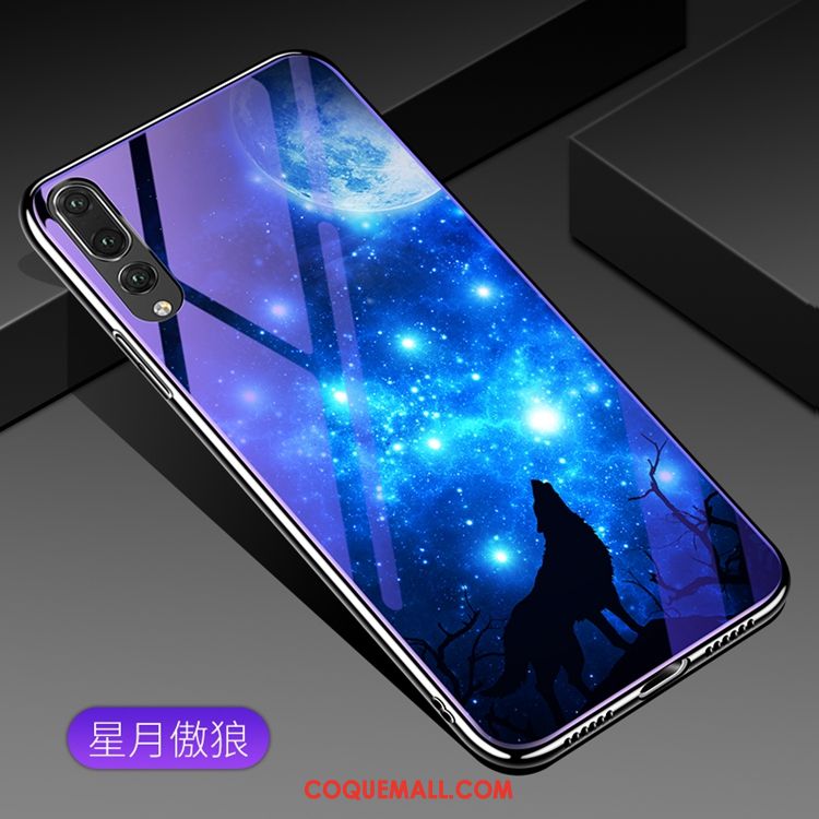 Étui Huawei P20 Pro Violet Téléphone Portable Tout Compris, Coque Huawei P20 Pro Incassable Verre