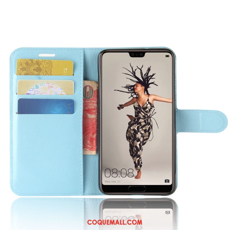 Étui Huawei P20 Protection Téléphone Portable Clamshell, Coque Huawei P20 Étui En Cuir Braun