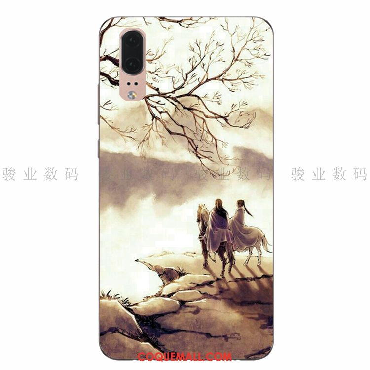 Étui Huawei P20 Protection Vent Jeunesse, Coque Huawei P20 Téléphone Portable Art