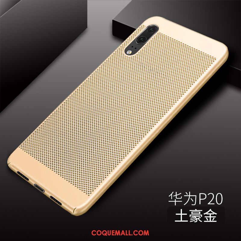 Étui Huawei P20 Refroidissement Téléphone Portable Bleu, Coque Huawei P20 Incassable Difficile