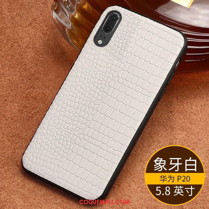 Étui Huawei P20 Support Fluide Doux Incassable, Coque Huawei P20 Membrane Téléphone Portable