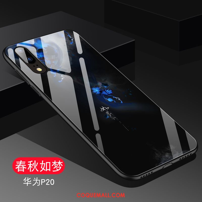 Étui Huawei P20 Tempérer Téléphone Portable Protection, Coque Huawei P20 Créatif Verre