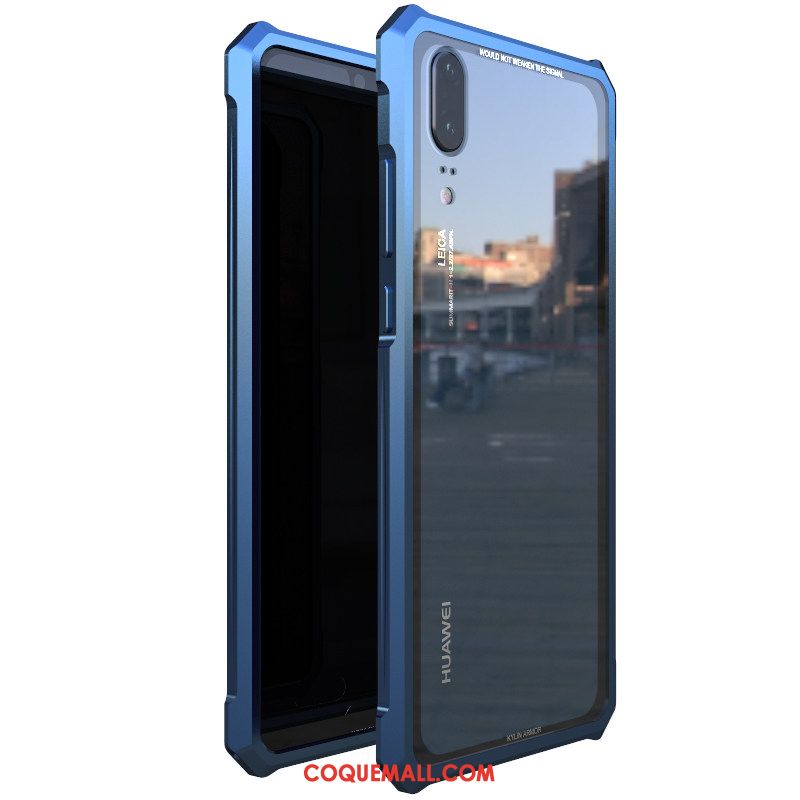Étui Huawei P20 Téléphone Portable Couvercle Arrière Verre, Coque Huawei P20 Marque De Tendance Très Mince