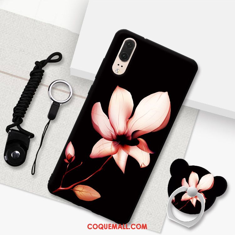 Étui Huawei P20 Téléphone Portable Fluide Doux Cou Suspendu, Coque Huawei P20 Dessin Animé Tout Compris