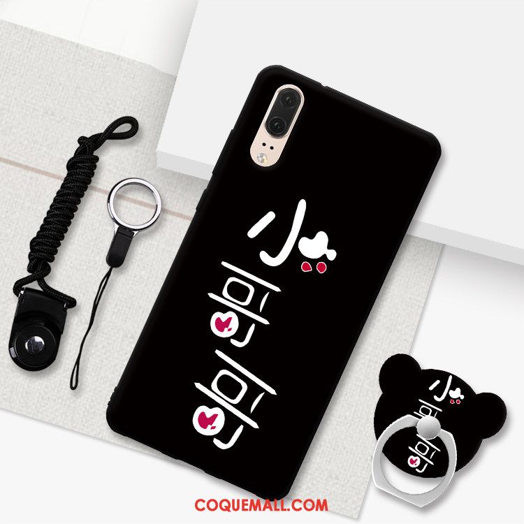 Étui Huawei P20 Téléphone Portable Fluide Doux Cou Suspendu, Coque Huawei P20 Dessin Animé Tout Compris