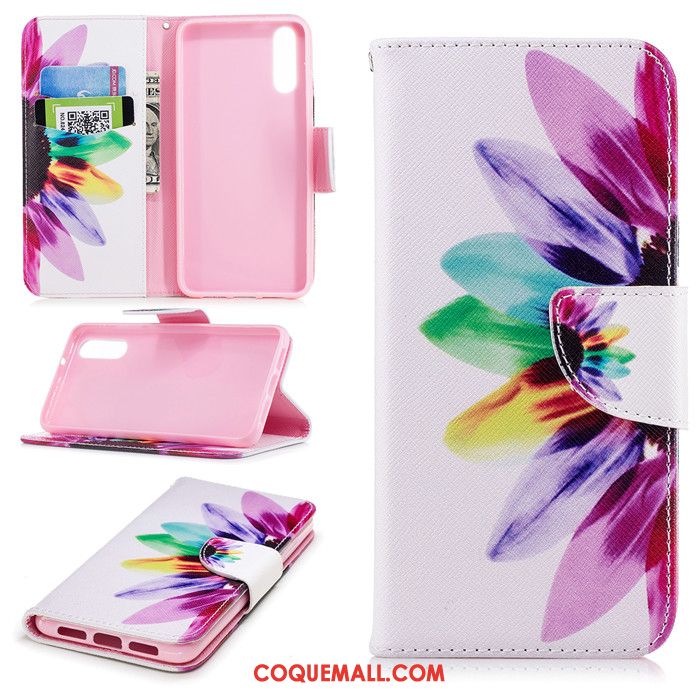 Étui Huawei P20 Étui En Cuir Tout Compris Multicolore, Coque Huawei P20 Protection Dessin Animé