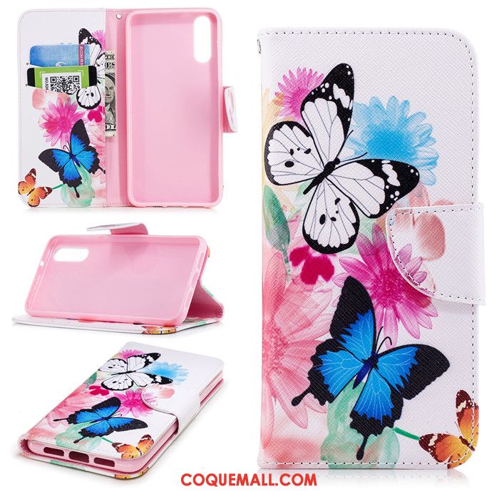 Étui Huawei P20 Étui En Cuir Tout Compris Multicolore, Coque Huawei P20 Protection Dessin Animé